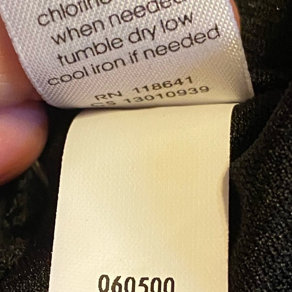 Lane Bryant Black Surplice Peplum Tank Belt NWT Size 14/16 - Picture 11 of 13